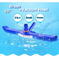 LH19 Inch Professional With Brush Flexible Sewage Suction Ground Swimming Pool Wheeled Vacuum Head