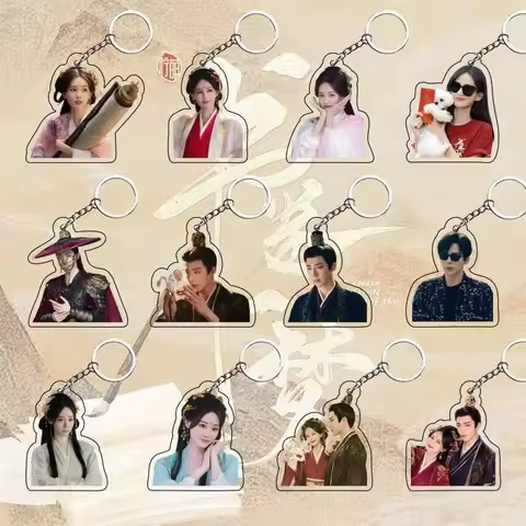 Liu Yuning Li Yitong HD Poster Keychain Acrylic Double-side Hanging Pendants TV A Dream Within A Dre