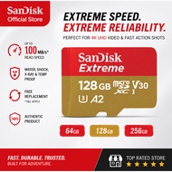 SanDisk SD Card Extreme 512GB Micro SD Card 1TB 256GB 128GB 64GB Memory Card A2 U3 V30