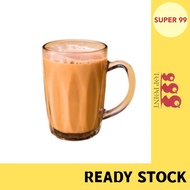 (6 PCS) TOP POINT 11oz Tempered Glass Mug Cawan Teh Tarik Mamak Kaca Terbaja Kopi Kopitiam Tea Coffe