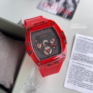 Guess Phoenix Multifunction Quartz Watch Red Case Red Silicone GW0203G5