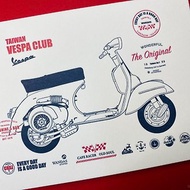 Vespa-偉士牌明信片