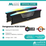 Corsair Vengeance RGB 32GB/64GB DDR5 6000Mhz/5600Mhz/5200Mhz DIMM AMD EXPO Desktop PC Dual Kit RAM M