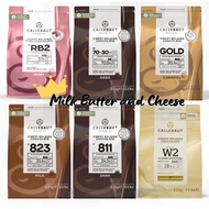 Callebaut Chocolate 1 kg Variant 70-30-38 (Extra Dark 70.5%) / 811 (Dark 54.5%) / 823 (Milk 33.8%) /