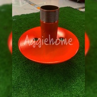 JUPITER ฝาบ่อ รุ่น 1.5นิ้ว (นิ้วครึ่ง) สีส้ม บาดาล ฝาปิดปากบ่อ คอบ่อ ซัมเมิส ฝาครอบบ่อ ปั๊ม ทนทาน แข