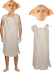 SINSEN Dobby Costume Mask for Adults Latex House Elf Dobby Cosplay Costume with Elf Mask for Masquer