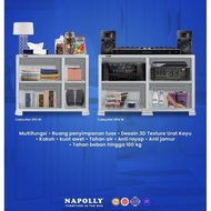 [Instant] Bufet Tv Cabinet Plastik Napolly Cabsulfet 353 Anti Rayap