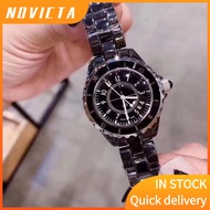 J12 White Ceramic Hand Ladies Quartz Watch Butterfly Buckle Couple Watch