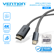 Vention Kabel HDMI to USB-C 4K HDR 60Hz Power Support Mirror & Extend Mode
