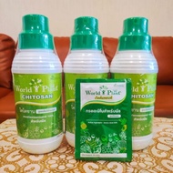 ปุ๋ยน้ำ เวิลด์แพลนท์ ไคโตซาน World Plant Chitosan + สารเพิ่มประสิทธิภาพ คู่หูมหัศจรรย์ โปร 369 ชุด