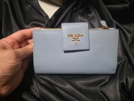 PRADA Saffiano 中長銀包