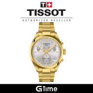[Official Warranty] Tissot T150.417.33.031.00 Men's PR 100 Chronograph 40mm Gold Watch T150417330310