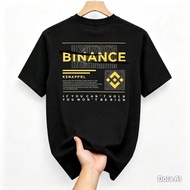 Binance Streetwear Crypto T-Shirt | Men's Clothing UnisexWanita | Binance Exchange Cryptocurrency | 