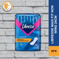 SEKAMA PHARMACY LIBRESSE MAXI FIT 24CM NON WINGS 20'S PAD (#2305)