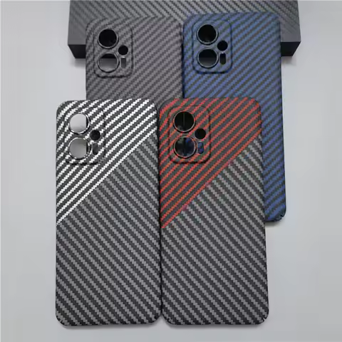 For Xiaomi POCO X4 GT Phone Case Hard carbon fibre Slim Protect Back Cover For Xiaomi POCO M4 Pro F4