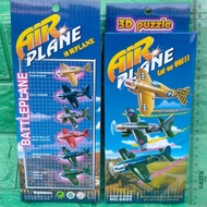 1 Box contains 6pcs DIY Puzzle Pazel 3D Airplane Raft Motif AIR PLANE Wholesale