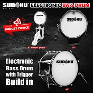 Sudoku Electronic Electric Digital Bass Drum Pad 8" 14" 20" (support all brand Roland vdrum & Yamaha