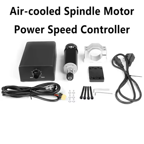 TwoTrees 500W Spindle Motor 12000RPM Add Supply Speed Governor For TTC3018 TTC450 Pro ER11 Wood Engr