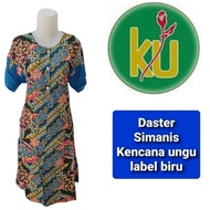 Daster Kencana Ungu label Biru Simanis