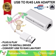 USB to LAN RJ45 External Internet Laptop Network Converter Connector
