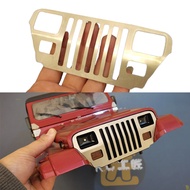 Simulation Metal Front Face Hinge for 1/10 RC Crawler Car FMS Jeep Wrangler Diy Parts