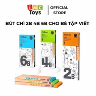 Mideer 2B 4B 6B Pencils for children to practice writing with triangle edges Thick Triangular Pencil