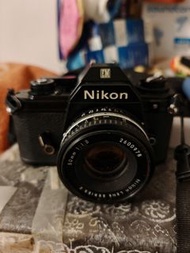 Nikon EM 黑色相機 50mm 1:1.8 鏡頭