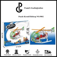 Toys - educational toys - puzzles - 3D metal puzzles Helicop