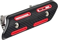 Universal Red 4 Stroke Exhaust Heat Protector Shield High Temp Resistant PPS Plastic Guard for CRF25