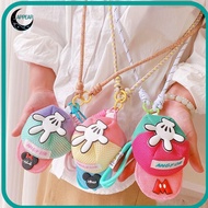 APPEAR Mesh Coin Purse with Handle Rope Buckle and Lanyard