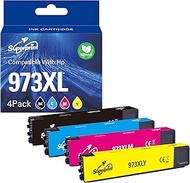 Superprint 973 XL Cartridges Multipack Compatible with HP 973XL Ink Cartridges (with Chip) for PageW