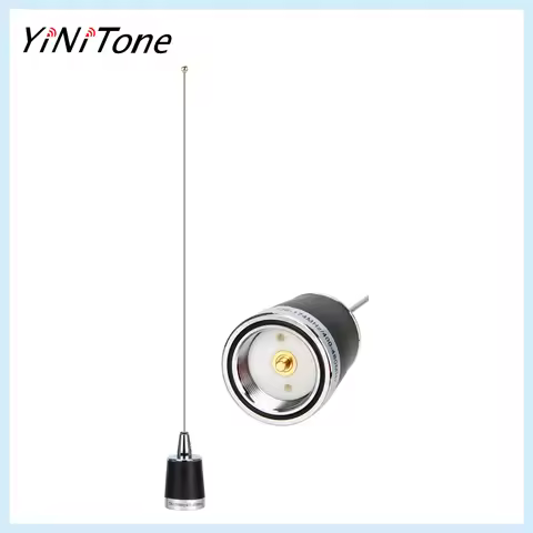 100W High Gain NMO Antenna 220-250MHz 2.15/3.5dBi for Motorola Kenwood Icom Vertex Hytera VHF Mobile