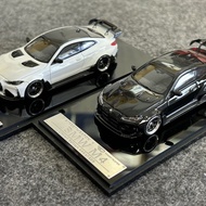 SW 1/64 BMW G82 M4 Adero Black White Gray Alloy Car Model Diecast Car Toy Collection Birthday Gift