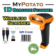 PTT Wireless Barcode Scanner Speed Barcode Scanner Tracking Waybill Scanner , 1D Barcode Scanner