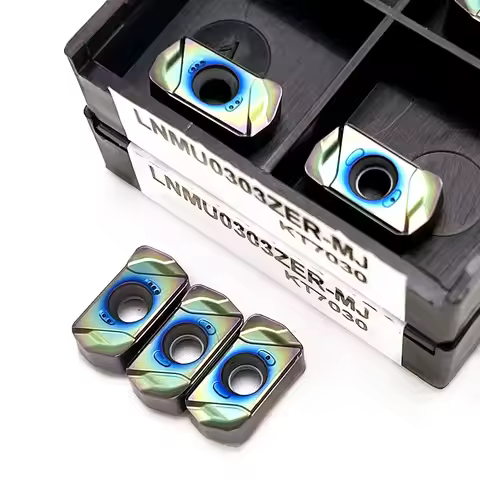 LNMU 0303ZER MJ KT7030Nanometer blue high quality double-sided fast feed cutting insert carbide tool