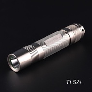 Titanium alloy Convoy S2+ Flashlight With 519A/SST40/SFT40 LED Camping Hiking Light