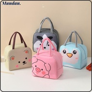 MUNDAN Cartoon Lunch Bag,  Cloth Portable Insulated Lunch Box Bags, Lunch Box Accessories Thermal Thermal Bag Tote Food Small Cooler Bag