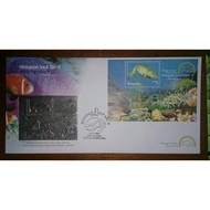 Royal Selangor Premier Pewter Stamp FDC - 2001 Marine Life Sea Creatures Dugong
