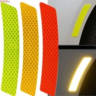 DARNELL Wheel Rim Reflective Stickers Universal Personality Protection Guards Carbon Fiber Car Styling Decal Car Exterior Accessories Warning Strip Sticker