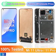 6.81" AMOLED For Xiaomi 11 Ultra LCD M2102K1G M2102K1C Display Touch Screen Digitizer Assembly For M