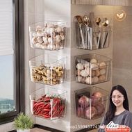 Kitchen Fresh-Keeping Ginger Chili Storage Box/Perforated Wall-Mounted/Household Onion Ginger Garlic