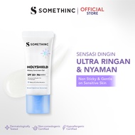 SOMETHINC Holyshield Watery Sunscreen Gel SPF 50+ PA++++ | Chemical Sunscreen Sunscreen untuk Kulit