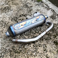 Stanfar racing exhaust ala luster new nmax aerox vario pcx lexi adv original hr speed exhaut