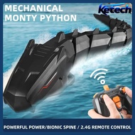 2.4 G RC Boat Remote Control Snake Python Water Games Toys Ship Spoof Toy For Pools Lakes Ponds Kids