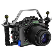 Sea Frogs Aluminum Alloy Underwater Camera Case depth 100m/328ft for Fujifilm X-T5/GFX100II/GFX100S 