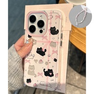 Cute Cake Cat Lanyard Case hp Oppo A6 Pro Reno 14F A5 2025 A5i Pro A5x Reno 14F A5i Pro Reno 14 Pro 