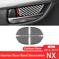 YAE for Lexus NX 200 200t 300h 2014-2019 Car Inner Handle Door Bowl Cover Decorative Sticker Car Interior Accessories modification O31