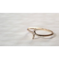 Twinkle Comet K10黃K金 × 1/100克拉鑽石