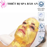 Gold Leaf Mask Gold Leaf Mask Whitening Reduces Pigmentation, Skin Rejuvenation Leaf Size 9x9cm Comb
