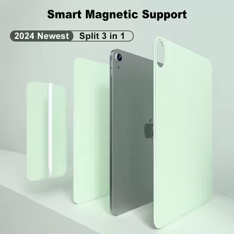 Smart Folio for iPad 10th Generation Case 2022 M2 iPad Air 5 Case 2020 Pro 11 12.9 4th Funda 7 Mini 